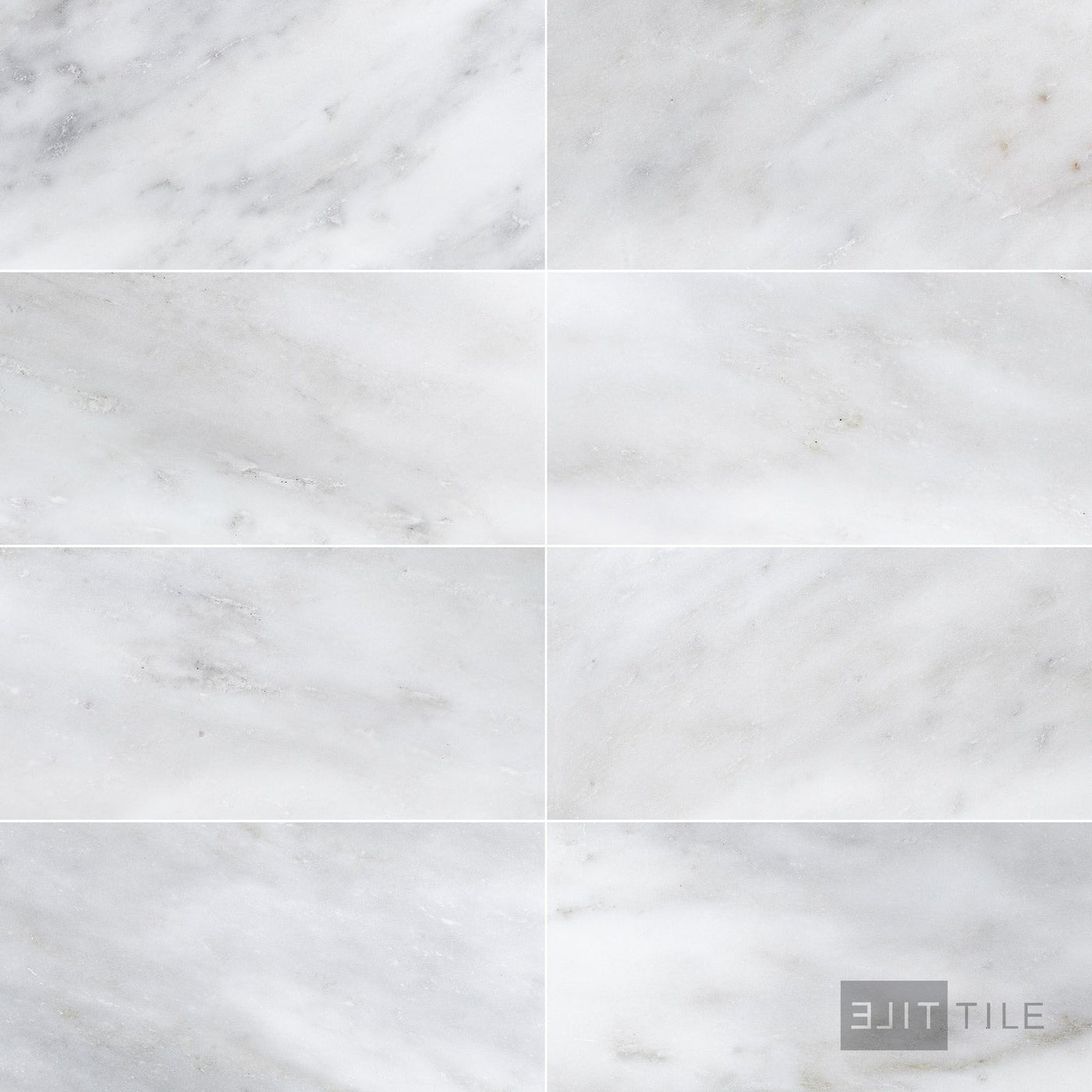 Oriental White Marble 12X24 Honed