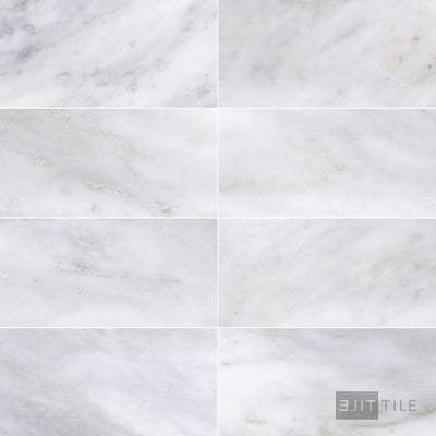 Oriental White Marble 12X24 Honed