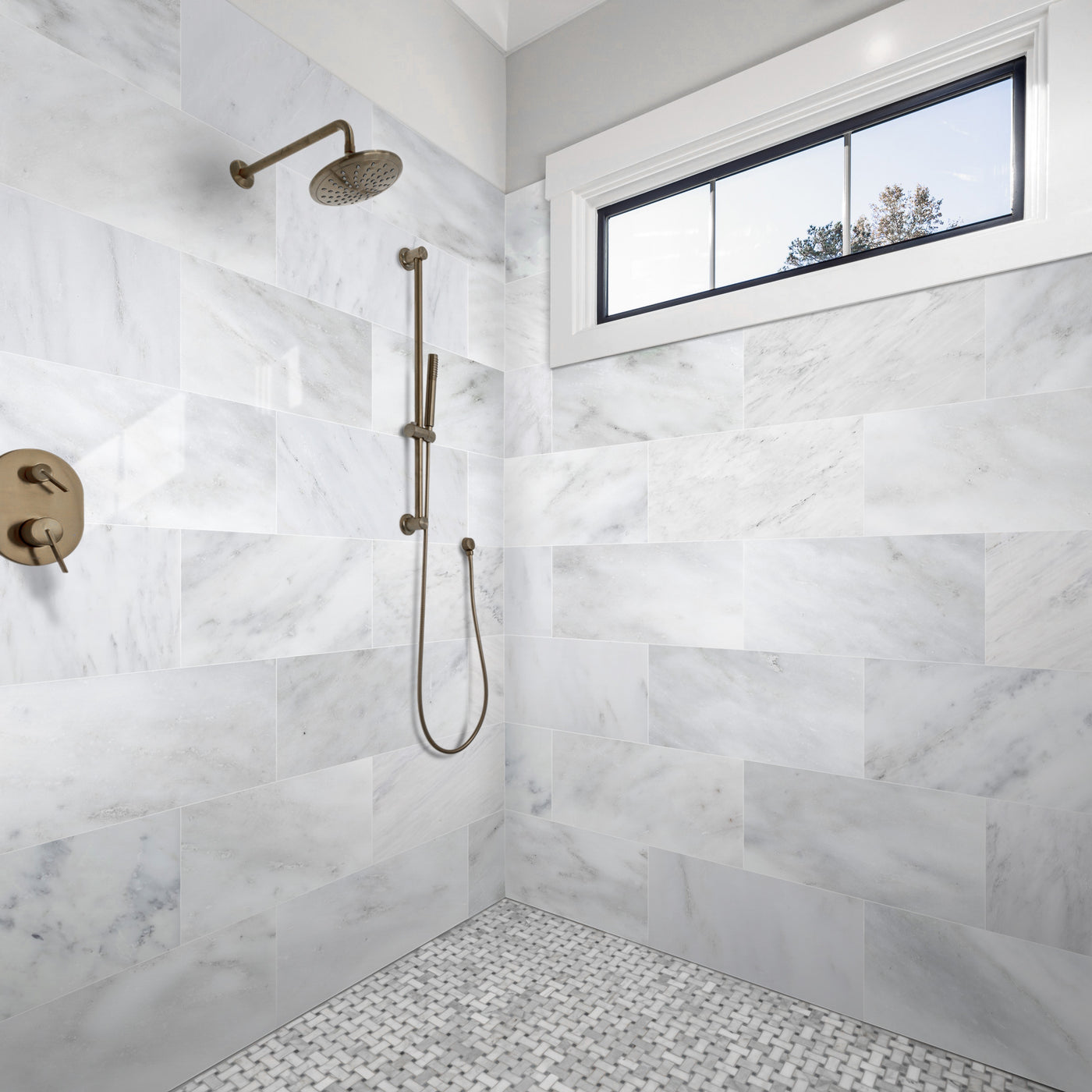 Oriental White Marble 12X24 Honed
