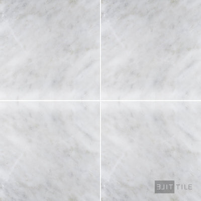 Oriental White Marble 18X18 Honed