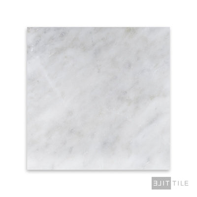 Oriental White Marble 18X18 Honed