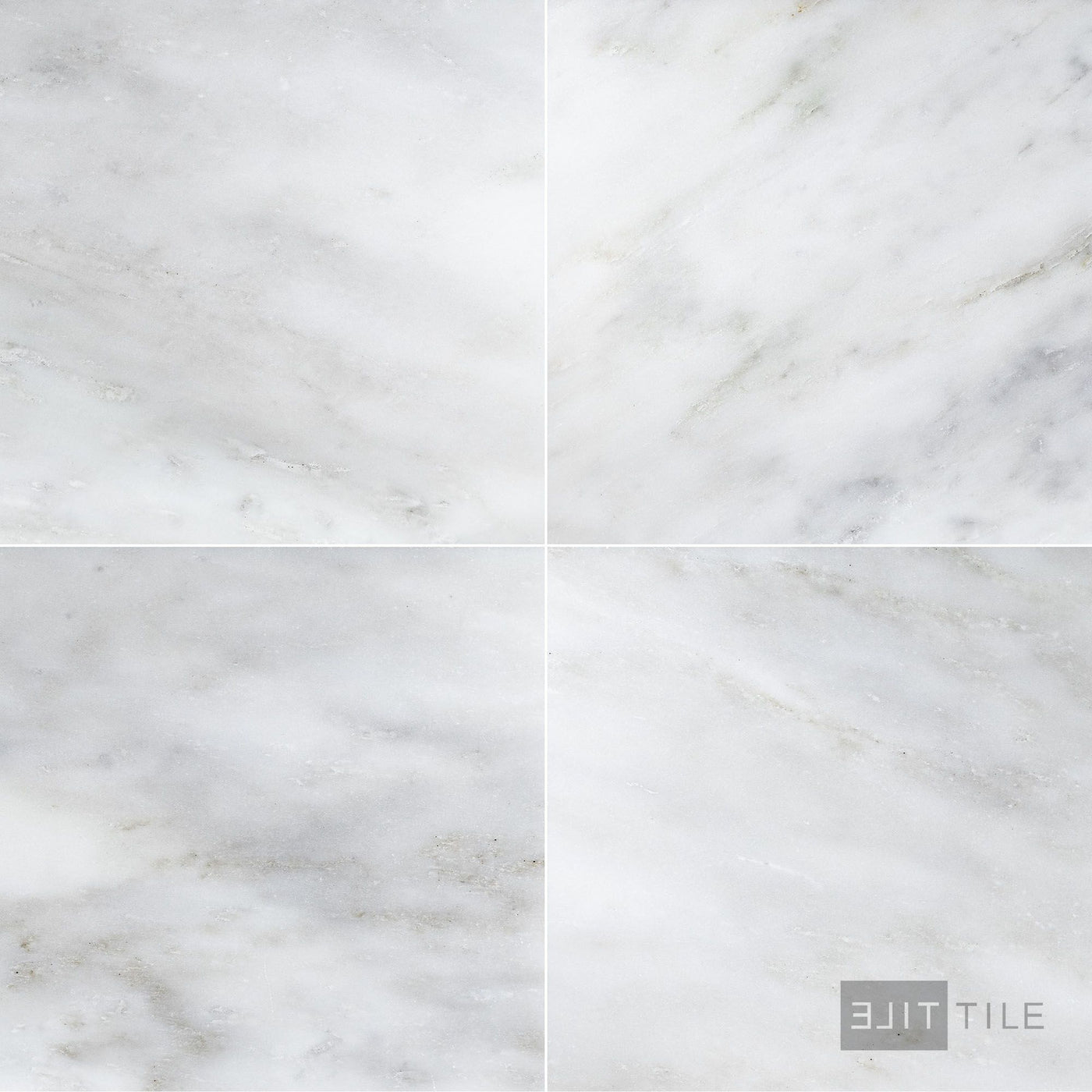 Oriental White Marble 24X24 Honed
