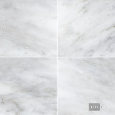 Oriental White Marble 24X24 Honed