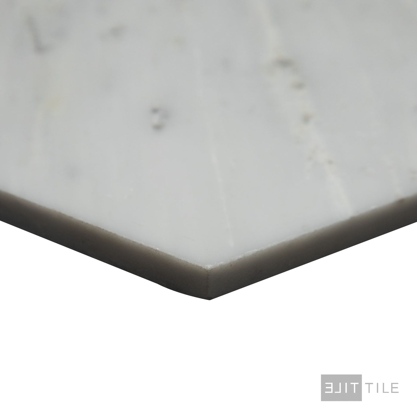 Oriental White Marble 6" Hexagon Honed