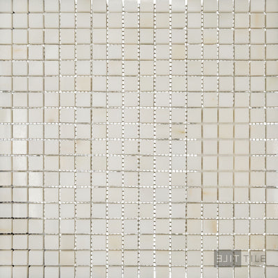 Oriental White Marble 5/8" Square Polished Mosaic