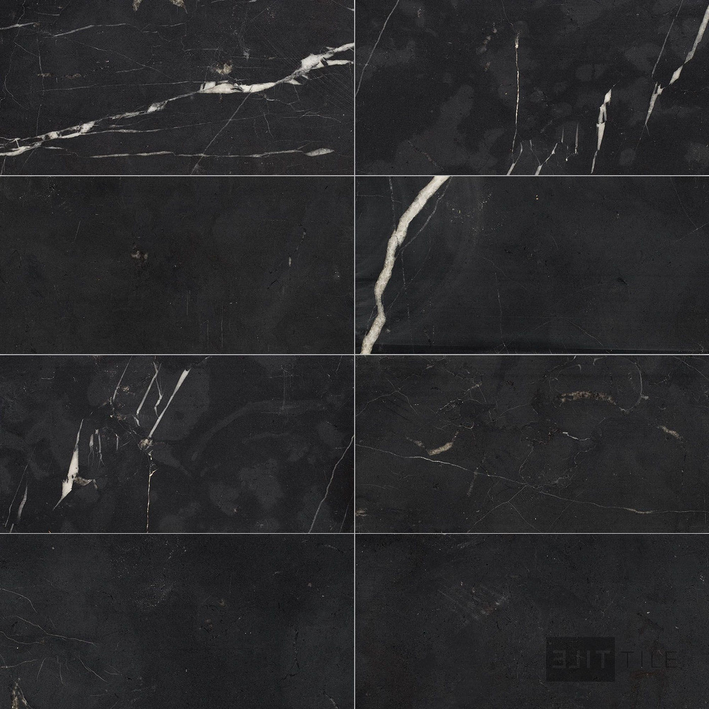 Negro Marquina Marble 3X6 Honed