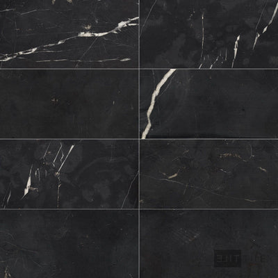 Negro Marquina Marble 3X6 Honed