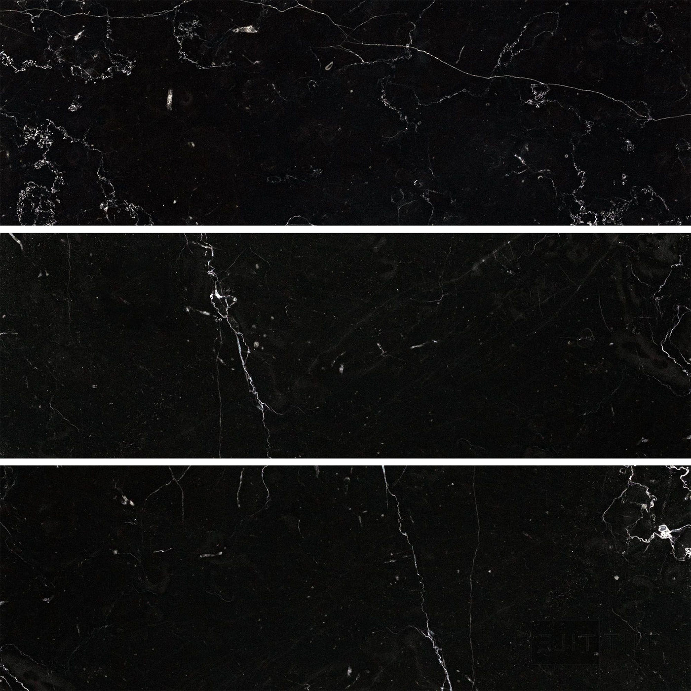 Negro Marquina Marble 4X12 Honed