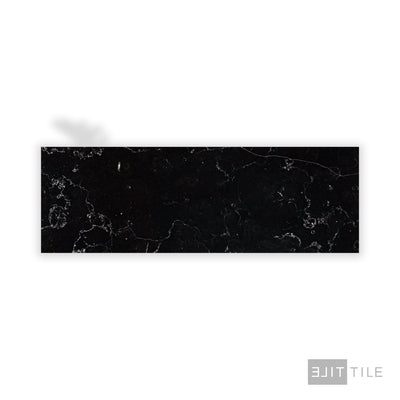 Negro Marquina Marble 4X12 Honed