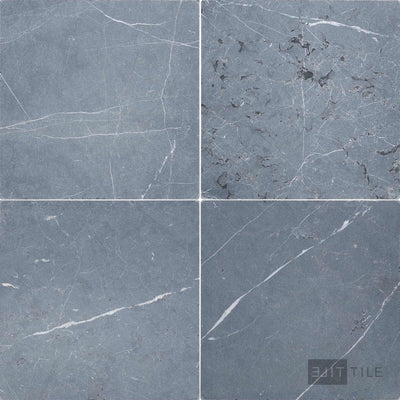 Negro Marquina Marble 12X12 Tumbled