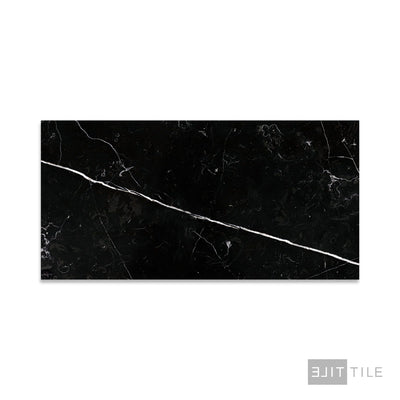 Negro Marquina Marble 12X24 Honed
