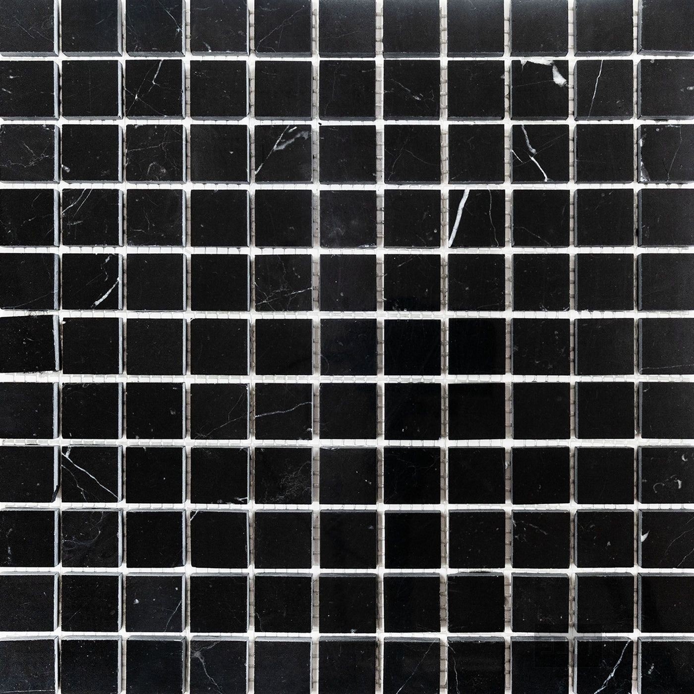 Negro Marquina Marble 1" Square Polished Mosaic