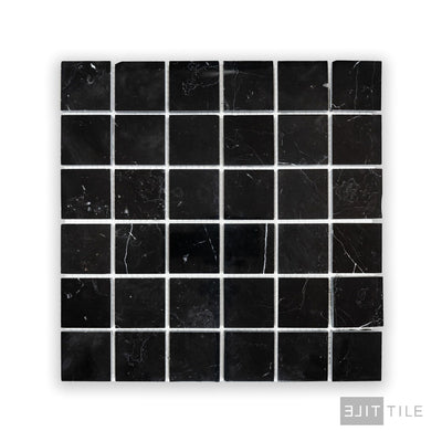 Negro Marquina Marble 2" Square Polished Mosaic