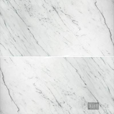 Statuary White Marble 12X24 Polished