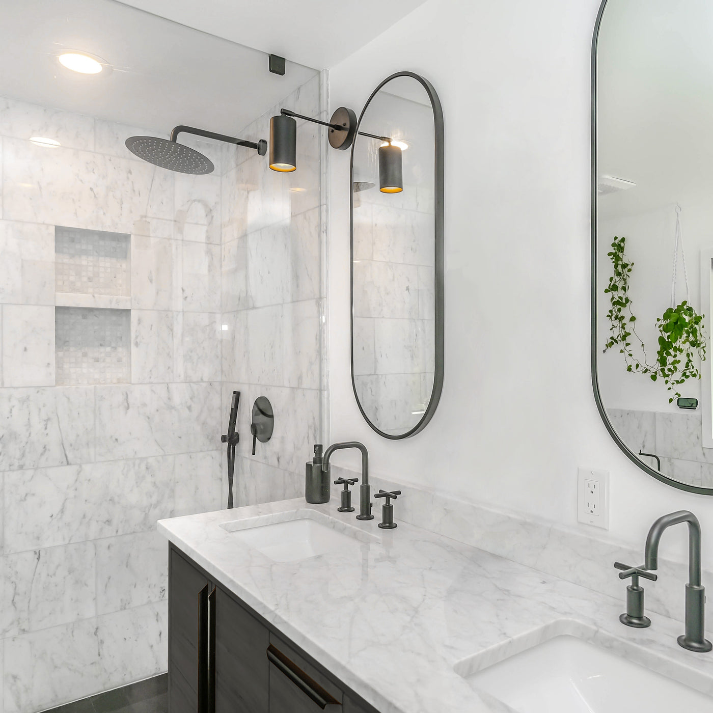 White Carrara Marble 3X6 Honed