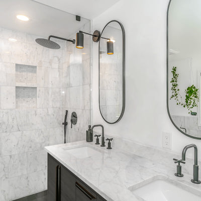 White Carrara Marble 3X6 Honed