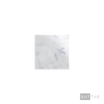 White Carrara Marble 4X4 Polished