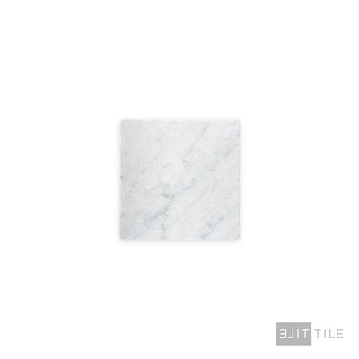 White Carrara Marble 4X4 Tumbled