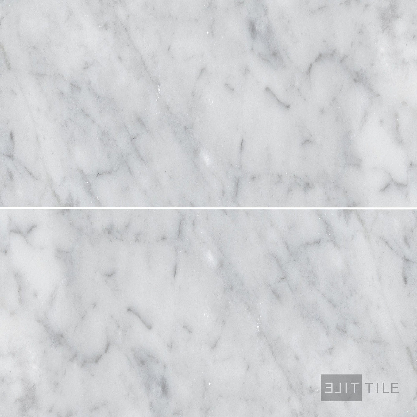 White Carrara Marble 4X8 Honed