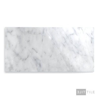 White Carrara Marble 4X8 Polished