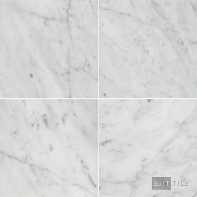 White Carrara Marble 6X6 Polished