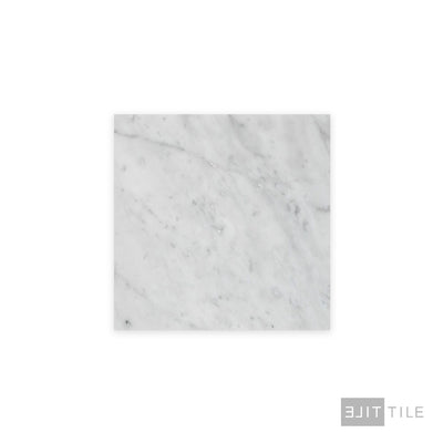 White Carrara Marble 6X6 Polished