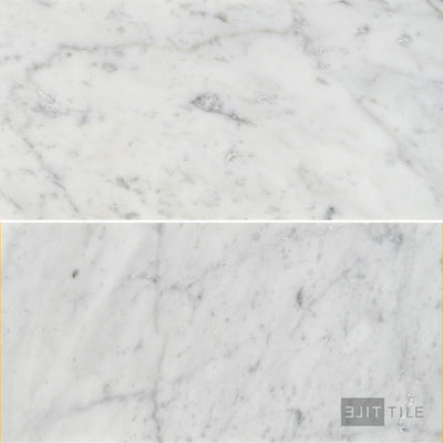 White Carrara Marble 6X12 Honed