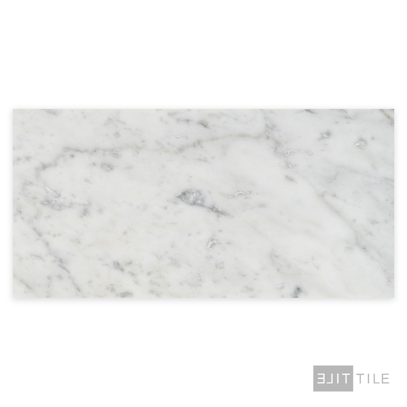 White Carrara Marble 6X12 Honed