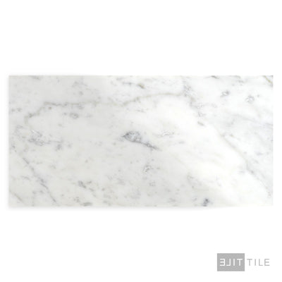 White Carrara Marble 6X12 Polished