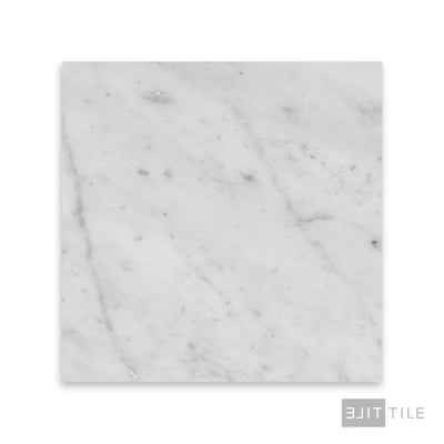 White Carrara Marble 12X12 Honed