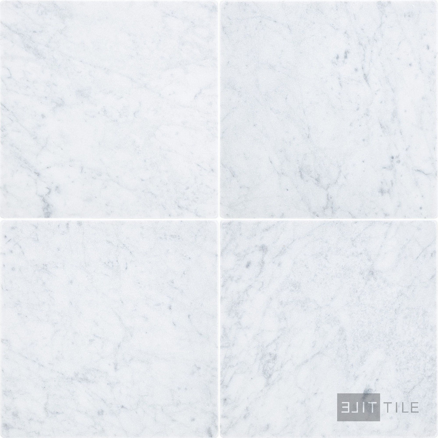 White Carrara Marble 12X12 Tumbled