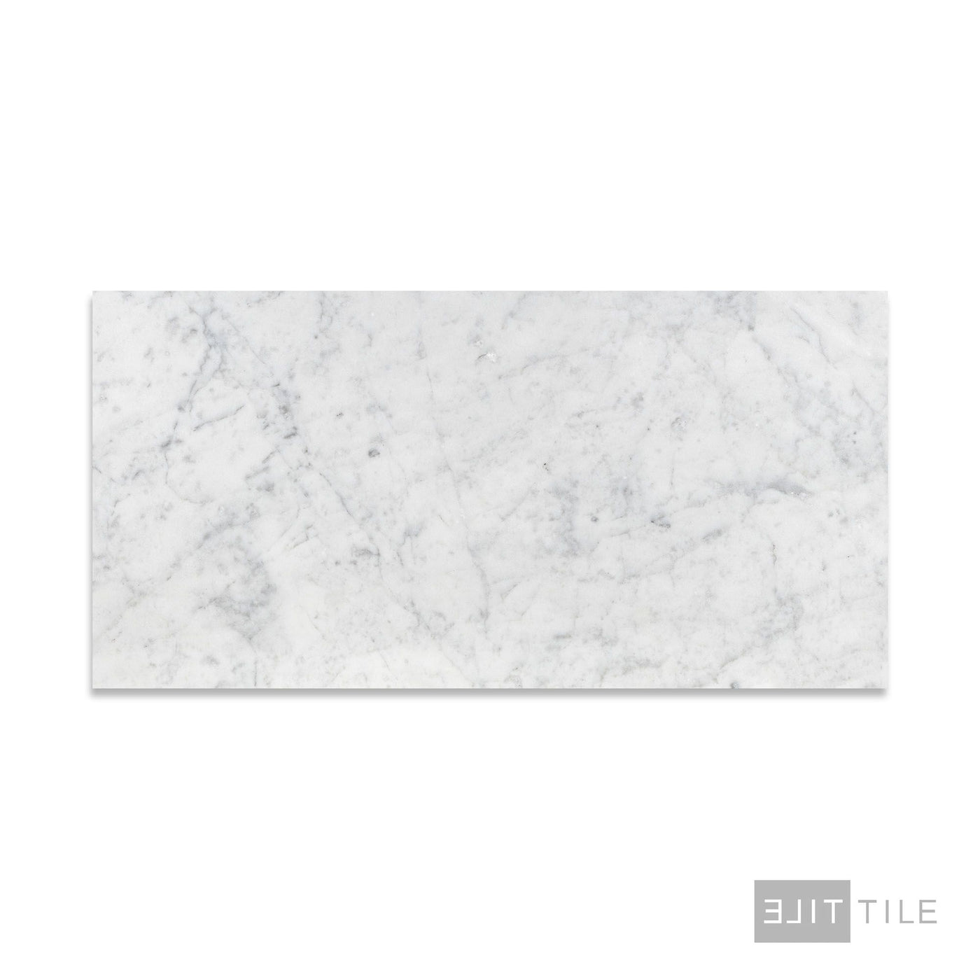 White Carrara Marble 12X24 Honed