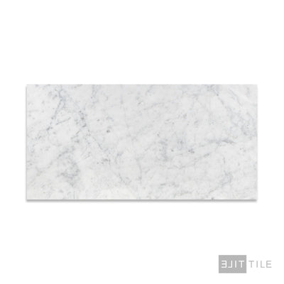 White Carrara Marble 12X24 Honed