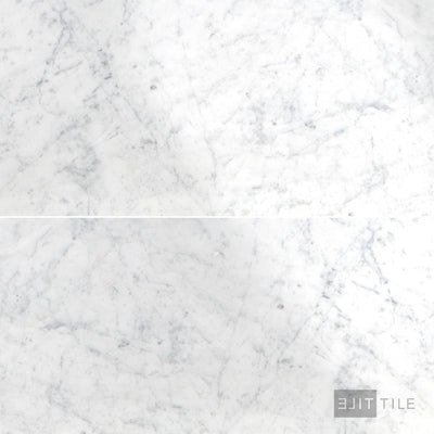White Carrara Marble 12X24 Polished