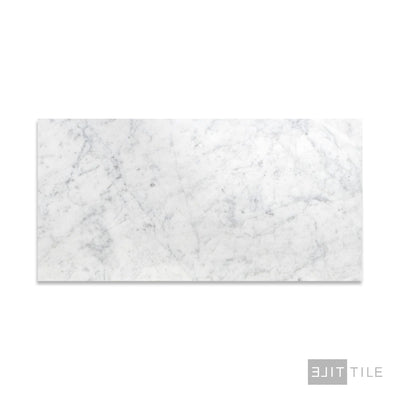 White Carrara Marble 12X24 Polished