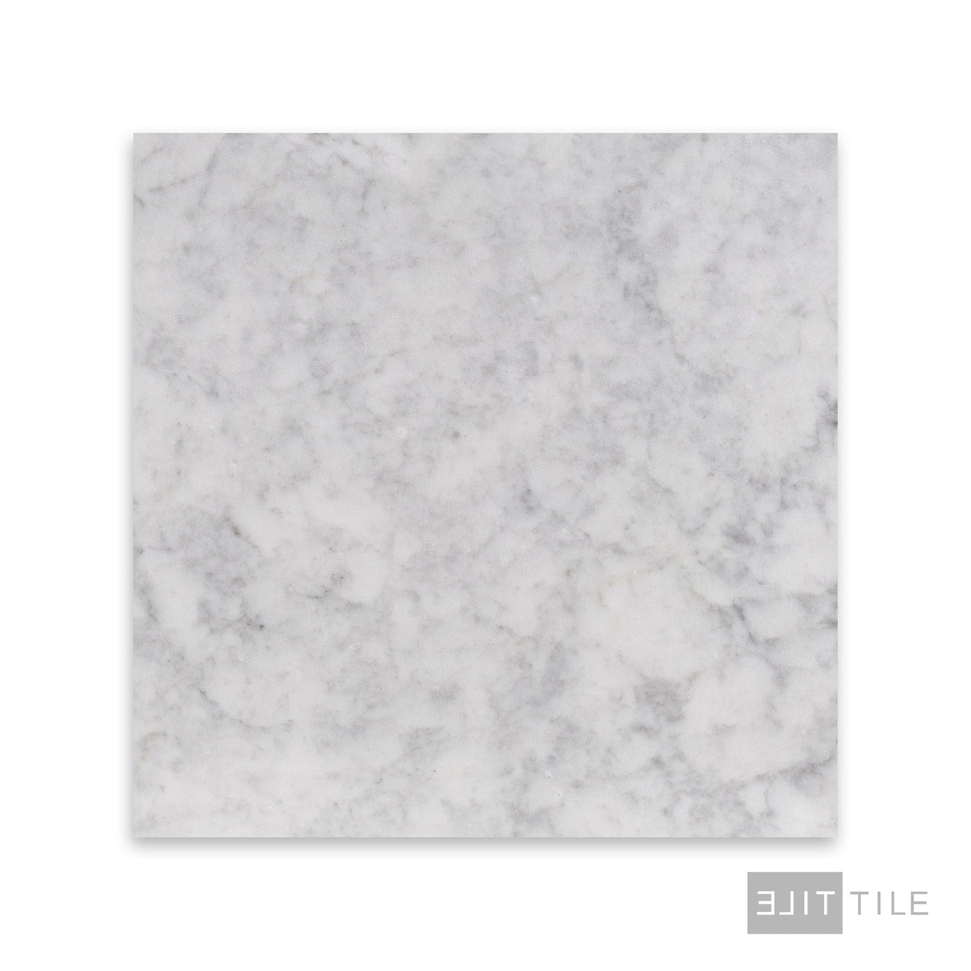 White Carrara Marble 18X18 Honed