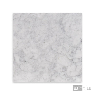 White Carrara Marble 18X18 Honed