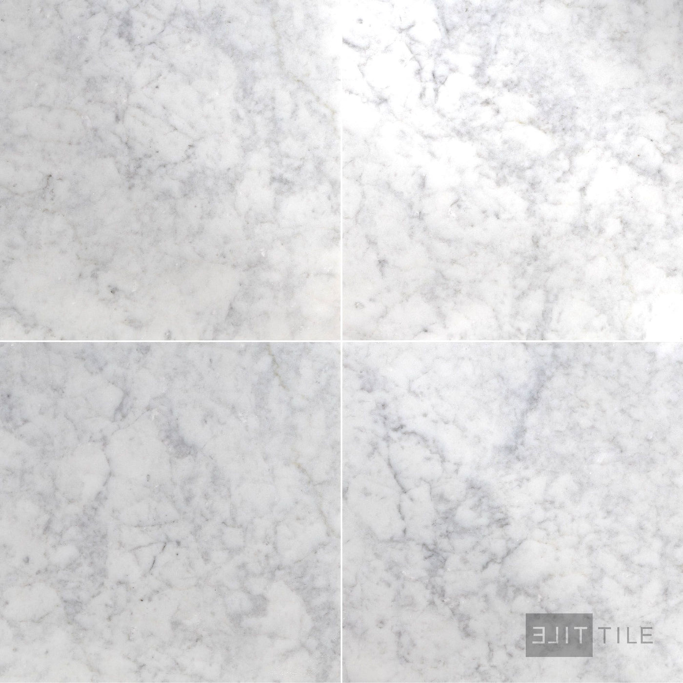 White Carrara Marble 18X18 Polished