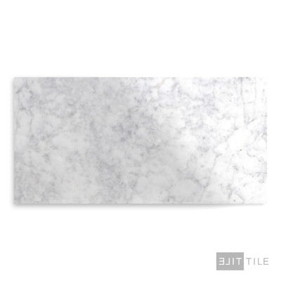 White Carrara Marble 18X36 Polished