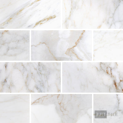 Calacatta Gold Marble 3X6 Polished