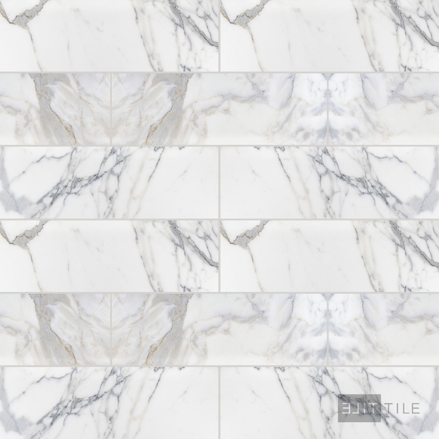 Calacatta Gold Marble 4X12 Honed