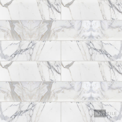 Calacatta Gold Marble 4X12 Honed