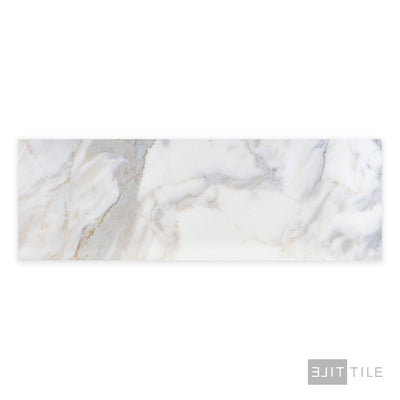 Calacatta Gold Marble 4X12 Honed
