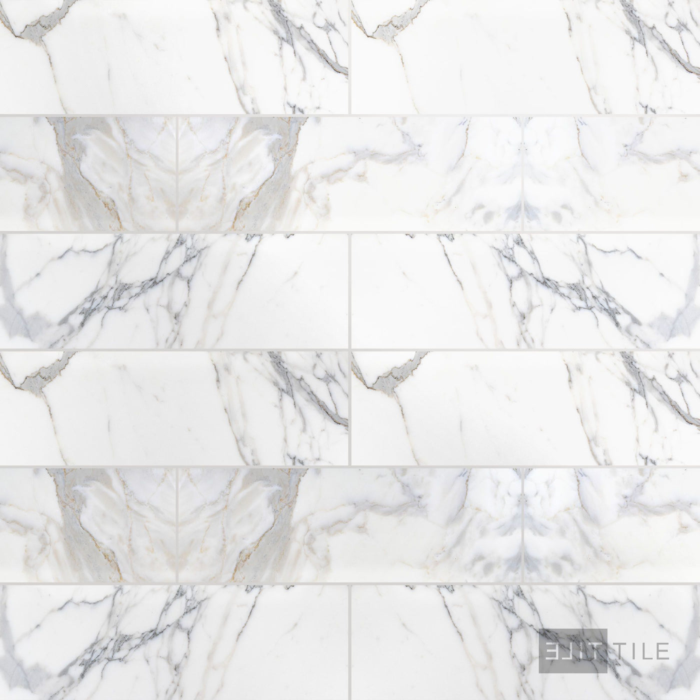 Calacatta Gold Marble 4X12 Polished