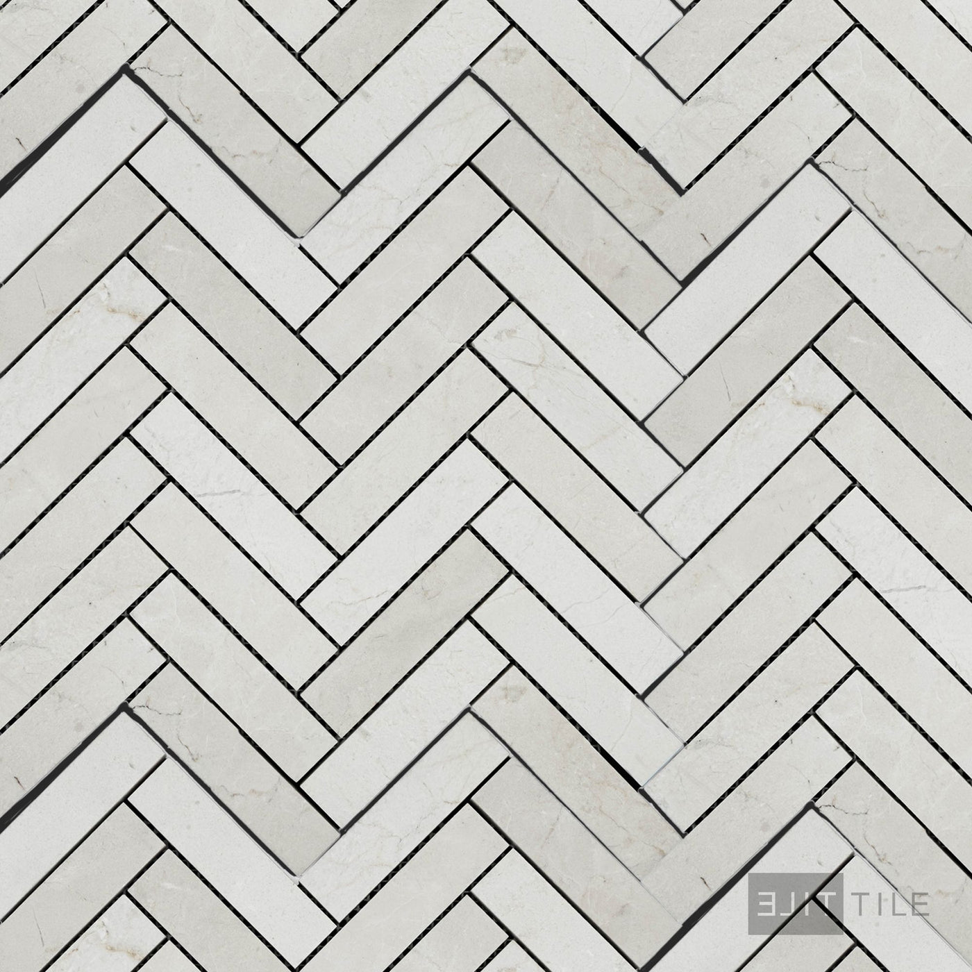 Calacatta Gold Marble 1X4 Herringbone Polished Mosaic