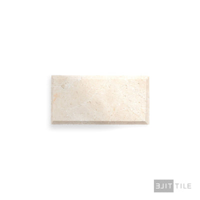 Crema Marfil Classic Marble 3X6 Beveled Polished