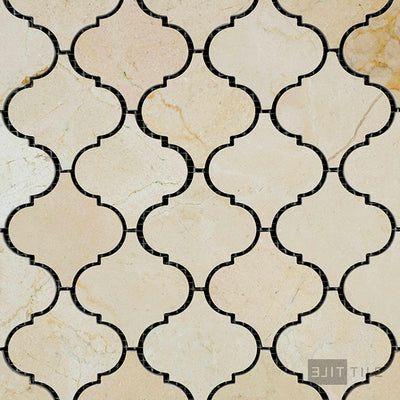 Crema Marfil Marble 3" Lantern Honed Mosaic
