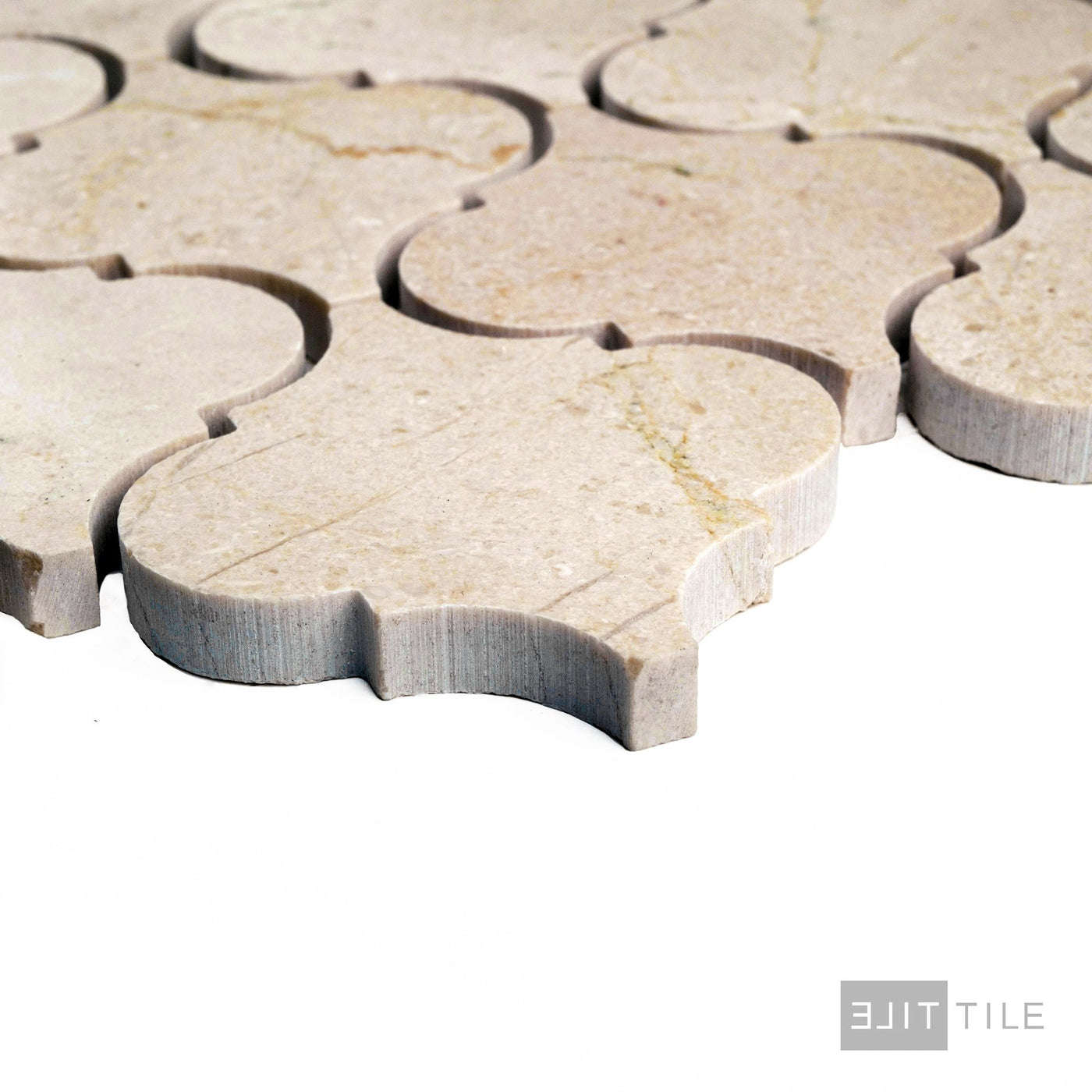 Crema Marfil Marble 3" Lantern Honed Mosaic