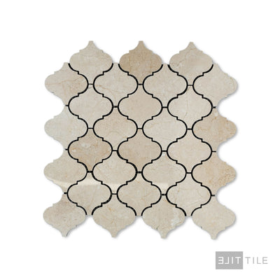 Crema Marfil Marble 3" Lantern Polished Mosaic