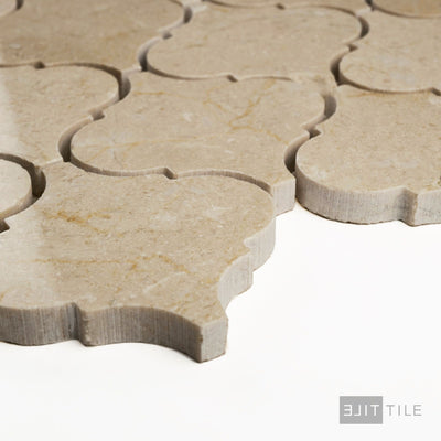 Crema Marfil Marble 3" Lantern Polished Mosaic